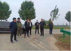 鄄城县水利局领导视察黄河滩区项目(图1)