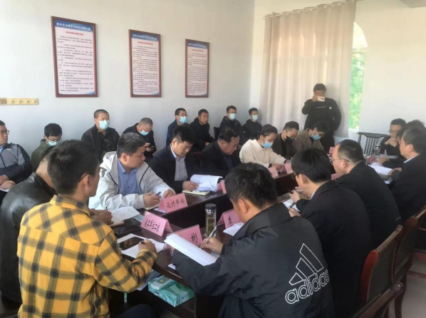 德州市马减竖河综合治理工程召开第一次工地会议(图1)