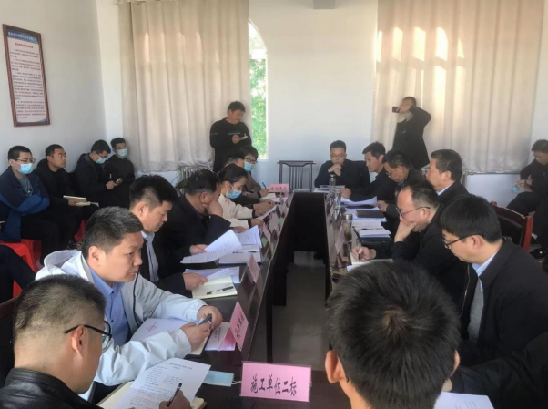 德州市马减竖河综合治理工程召开第一次工地会议(图2)